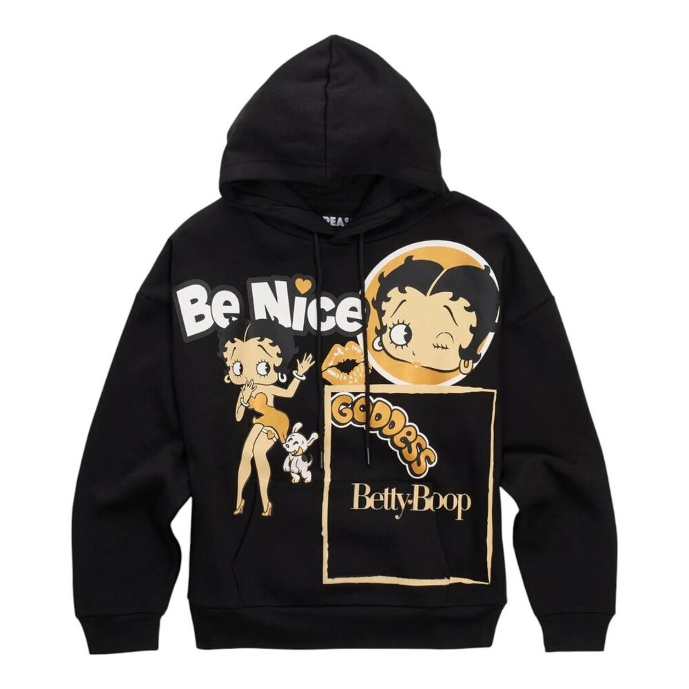 Betty Boop Cartoon 2 Piece Hoodie & Jogger Sweat Pants Set Women's - Picture 2 of 5